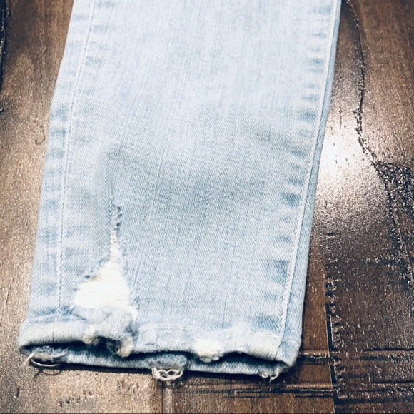 NWT FRAME Le High Skinny Distressed Jeans Sz 27 - Picture 7 of 12